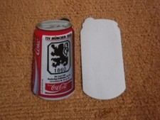 Coca Cola Dose Aufkleber Fu&szlig;ball Bundesliga 1994 !995  TSV 1860 M&uuml;nchen 1860