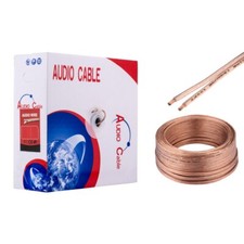 14/2AWG 250ft Speaker Wire Transparent Audio Cable for Car/Home Audio/LED Lights