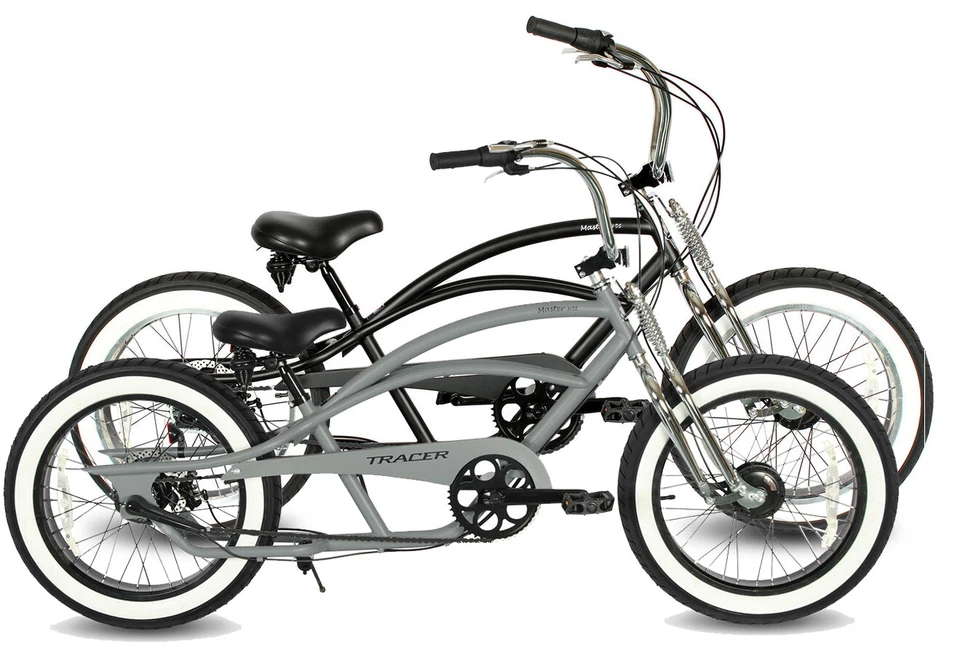 20" STURMEY Low Rider Bike Stretch Cruiser Dual Suspension INTERNAL 3-SPEED Hub - Image 2 of 4