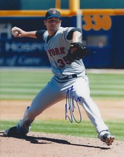 NEW YORK METS DILLON GEE SIGNED 8x10 PHOTO  W/ COA