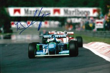 Jos Verstappen "Benetton" Autogramm signed 20x30 cm Bild