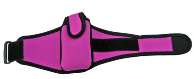 Rosa Armband Tasche Handys / Nano / MP3s - Größe Small