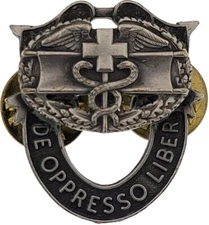 Special Forces Combat Medical Crest Pin US Army Airborne SFG CMB Military