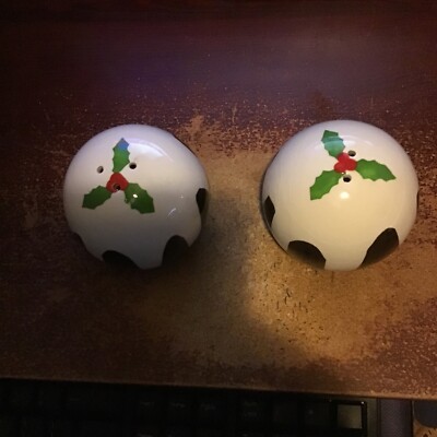 WEIHNACHTEN PUDDINGS SALT N PFEFFER SPENDER GEBURTSTAG ESSTISCH