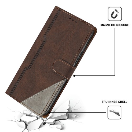 Splice Leather Card Wallet Phone Case for Nokia G300 G20 G30 G60 G21 G50 G10 6.3 - Picture 7 of 18