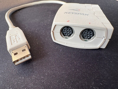 Original Keyspan USA 28 USB Twin Serial Adapter 2x  MINI DIN-8 FEMALE Tripp Lite
