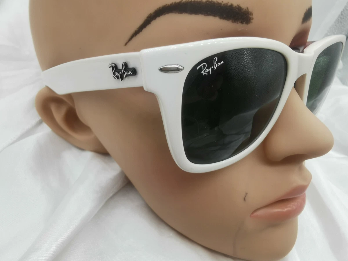 White ray hotsell ban wayfarer sunglasses