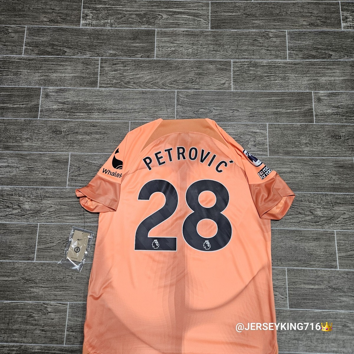 CHELSEA PETROVIĆ 28番 チェルシーユニフォーム Nike Chelse fc Djordje Petrovic #28 22/23 Goalkeeper Jersey