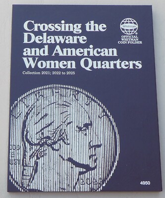 Whitman Folder / Sammelalbum USA American Woman / Delaware Quarters 2022-2025 PD