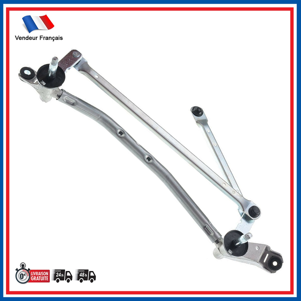Mecanismo O Trinquería De Limpiaparabrisas Delantero Para Nissan Qashqai J10 (2007- ) - Sin Motor - 28800JD900