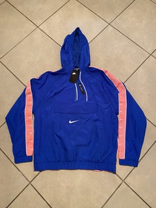 nike windbreaker pink and blue