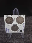 1901-P 1902-P 1903-P Barber Dime 10c [Set of 3] - 90% Silver US Coins