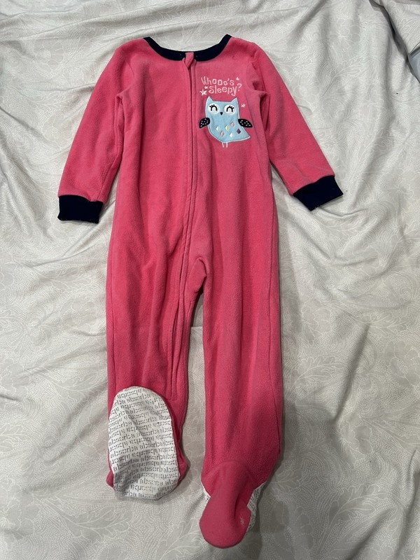 Toddler Footed Fleece Pajama Size 18M
