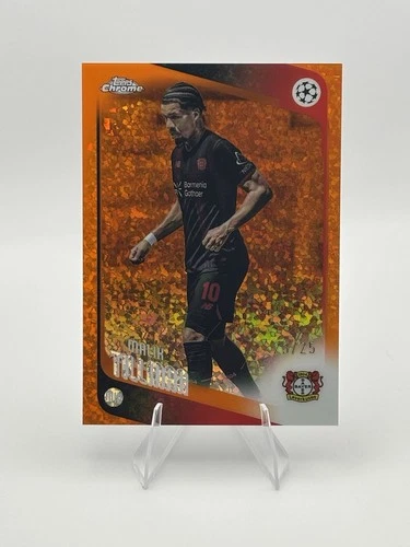 Malik Tillman 2025-26 Topps Chrome UCC Orange Mini Diamonds Refractor /25