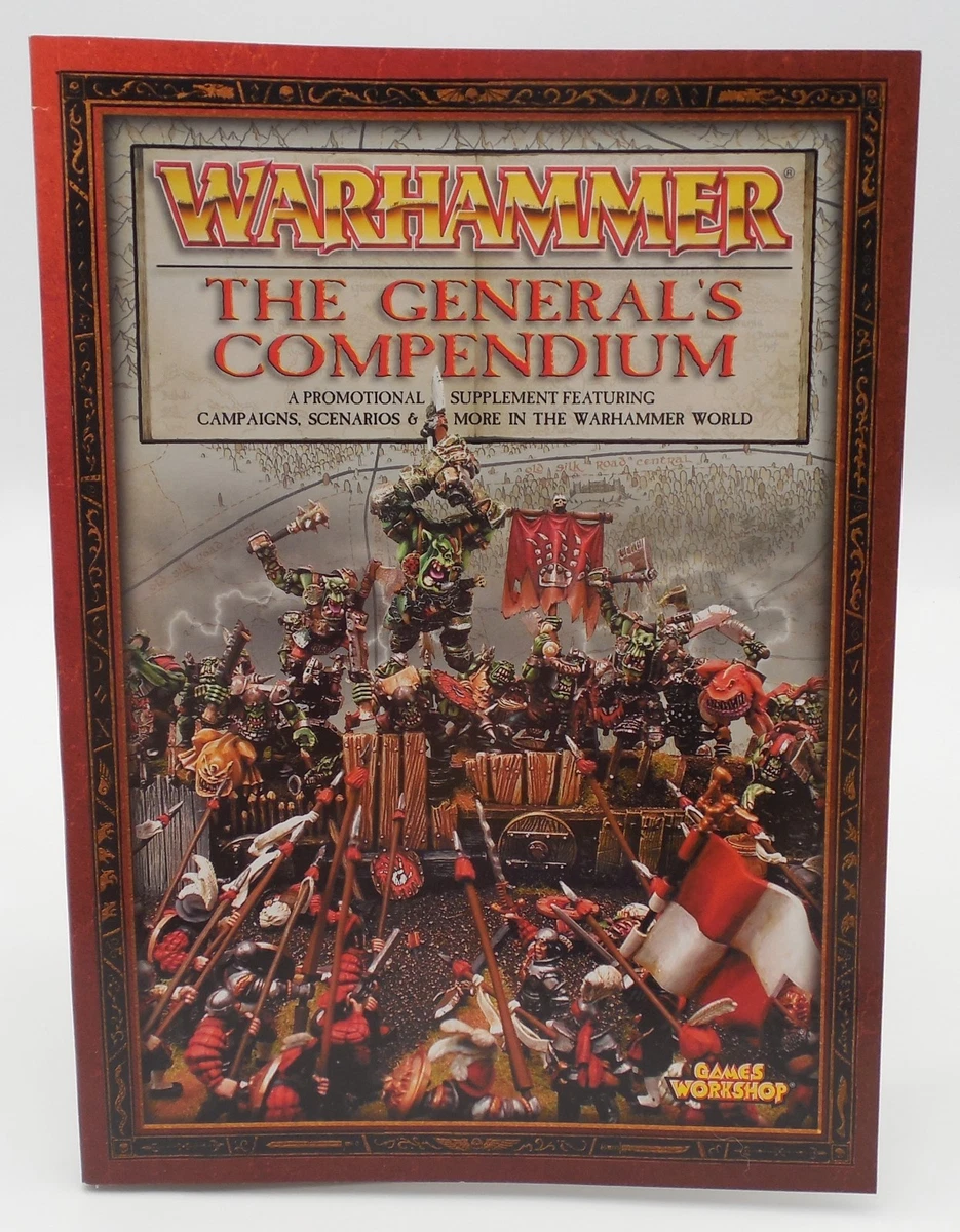 Warhammer The General’s Compendium Complete with Map Intact