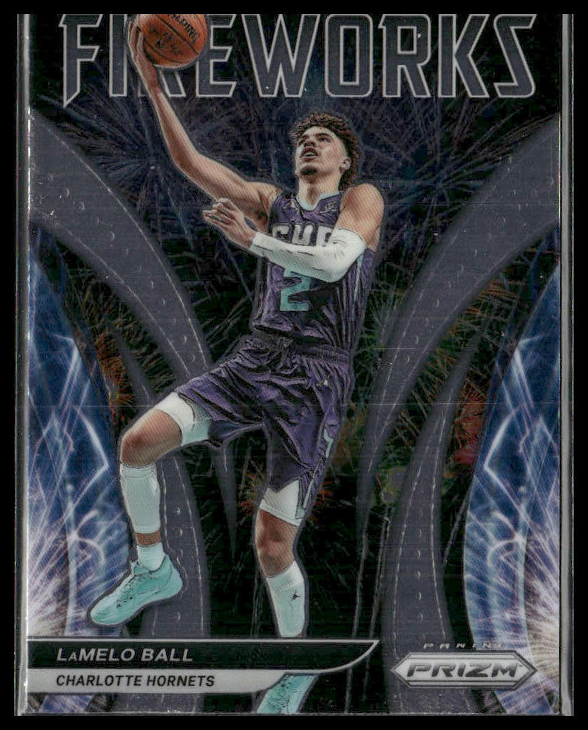 2021-22 Panini Prizm #12 LaMelo Ball Fireworks
