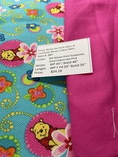 Item 361. Disney Winnie The Pooh Polyester Fabric Coordinating Solid Cotton