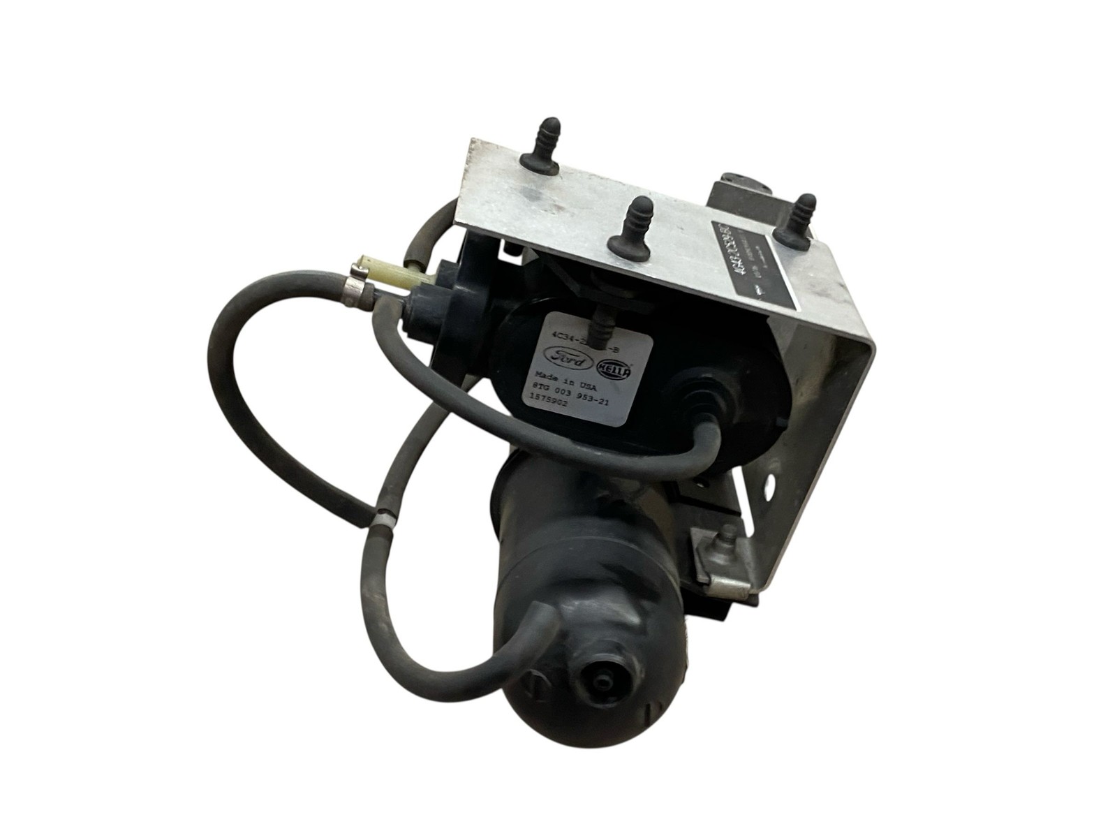 2015 ASTON MARTIN RAPIDE EXHAUST FLAP VACUUM PUMP W/ BRACKET TANK & SOLENOID