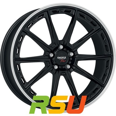 Dotz Sonoma black matt/polished lip 8x19'' ET48 LK5 112 ML 70.1 Alufelgen 19 Zoll