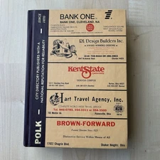 VINTAGE 1985 BUSINESS RESIDENT TELEPHONE DIRECTORY  CHARDON, OHIO HARD COVER