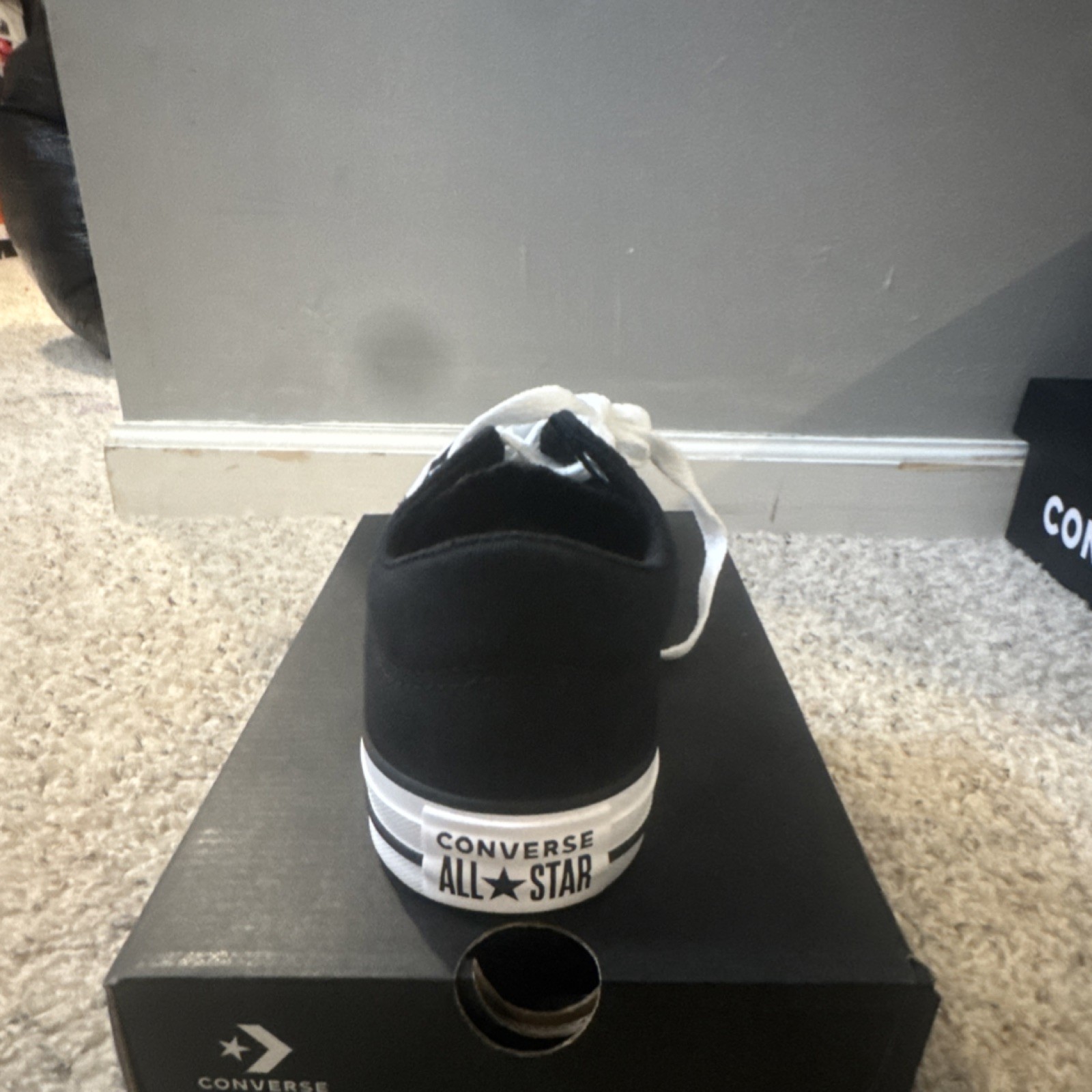 Converse Chuck Taylor All Star Madison Low Black White Women's 7.5 thumbnail 4