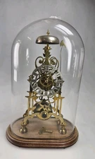 Victorian Fusee Skeleton Clock Under Dome Haycocks of Asbourne