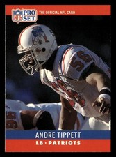 Andre Tippett 1990 Pro Set #208 New England Patriots *080