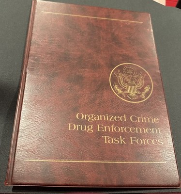 OCDETF Organized Crime Drug Enforcement Task Force Legal Note Pad Folder Book