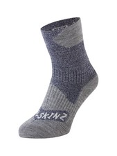 SEALSKINZ Bircham Waterproof All Weather Ankle Length Sock, Navy, M