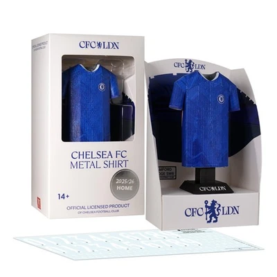 RAD STUFF Chelsea FC Metal Football Shirt Personalised Blues 2025/26 Home Kit Alloy Shirt