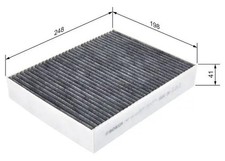 Filtre d'habitacle BMW 323