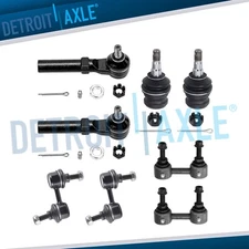 8pc Front Rear Sway Bars Lower Ball Joints Tie Rods for Subaru Forester Impreza