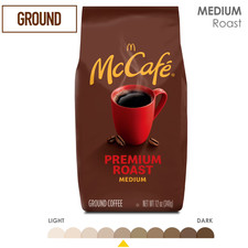 McCafe Premium Roast, Medium Roast, Ground Coffee, 12 oz