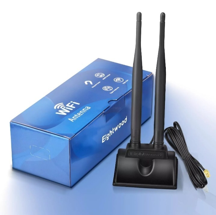 Eightwood Dual Band WiFi Antenna 2.4GHz 5GHZ Open Box........................237
