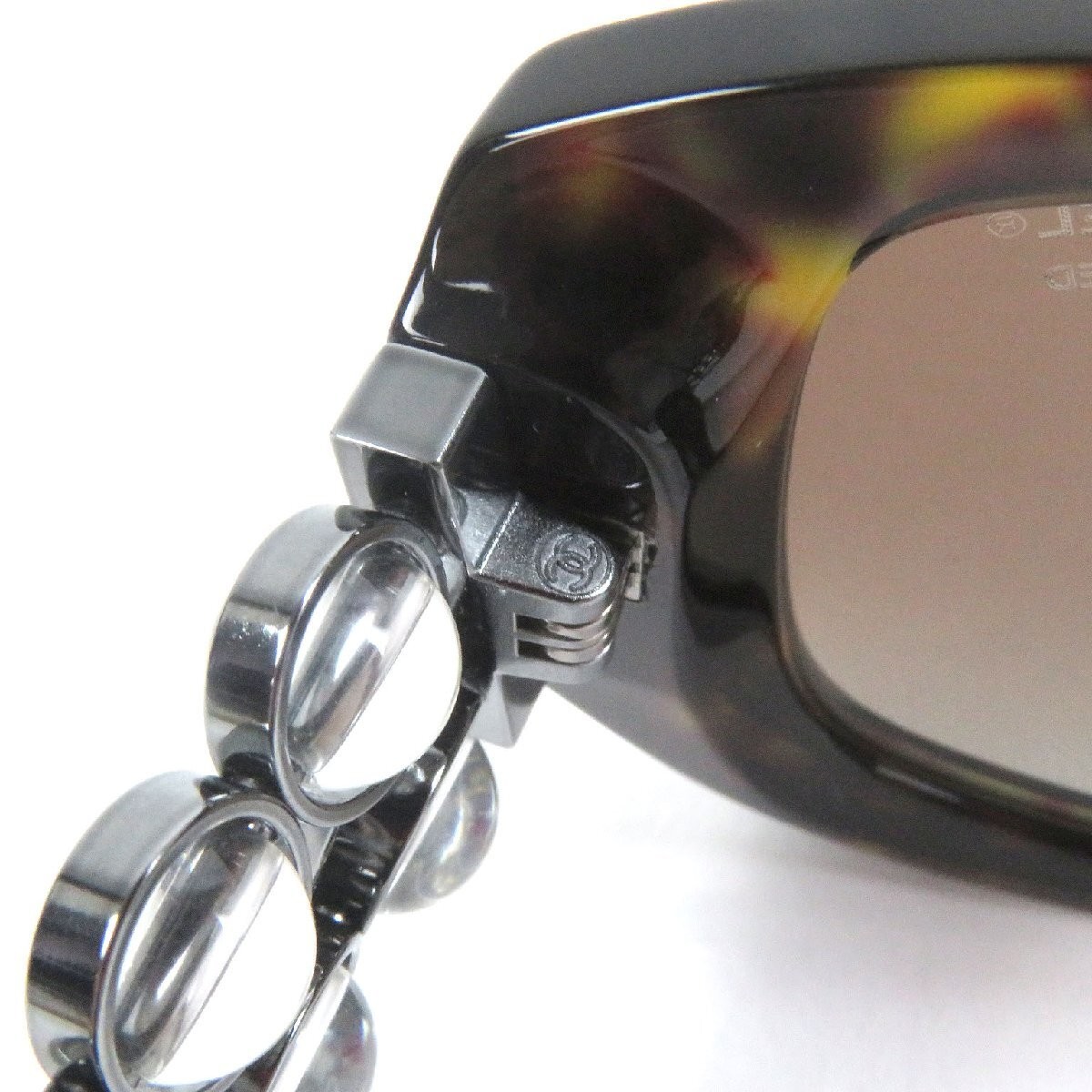 Condition CHANEL Rectangle Shape Coco Mark 5542 E… - image 8