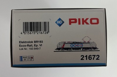 PIKO 21672 H0 DC E-Lok Vectron BR 193 Ep. VI ecco_Rail