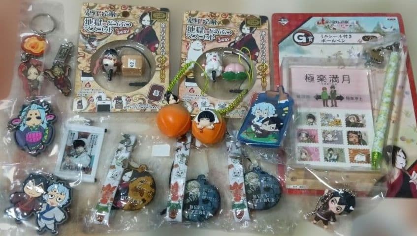 Hozuki no Reitetsu Set  Vintage Anime Merchandise Lot, Mixed Condition, Some