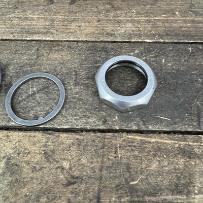 shimano DURA-ACE HEAD PARTS HP-7400 新品 Vintage Shimano Dura-Ace HP-7400 Headset 1 Inch Top Nut Cups Parts