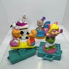 1994 McDonalds Happy Birthday Train Happy Meal Toys Set Of 4