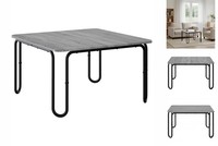 Couchtisch Kaffeetisch Beistelltisch Wohnzimmertisch Grau Sonoma 100X100X45 Cm H