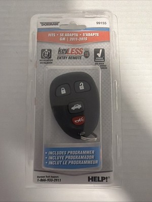 Dorman 99155 4 Button Keyless Entry Remote for Select Buick Chevrolet Models