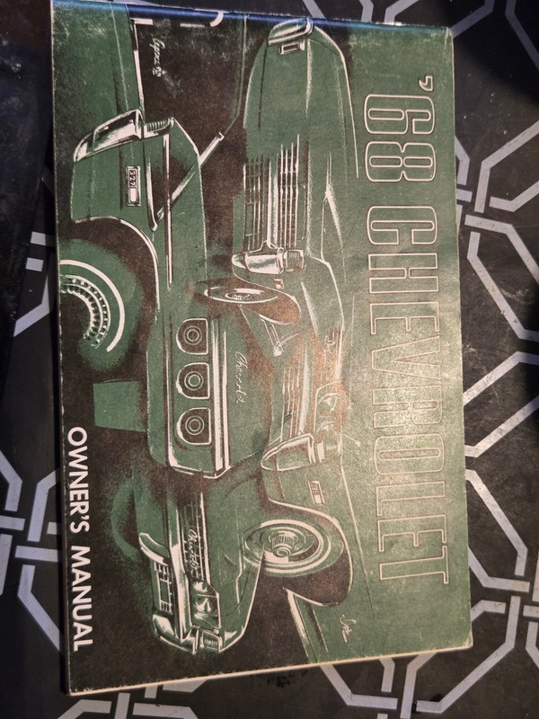 1968 CHEVROLET Original Factory Owners Manual -  2nd Edition