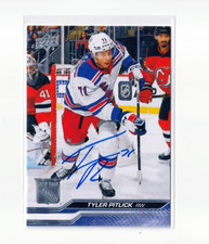 TYLER PITLICK autographed SIGNED '23/24 NY NEW YORK RANGERS 