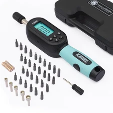 1/4 inch Digital Torque Screwdriver Wrench Driver Set, Inch Pounds lbs for Ma...