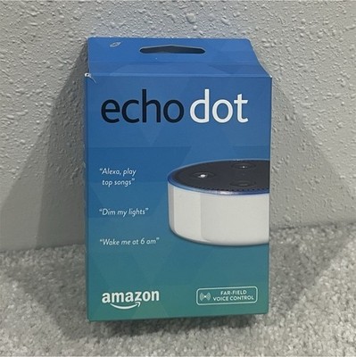 Amazon Echo Dot (2nd Generation) Alexa Voice Assistant Smart Speaker White NEW