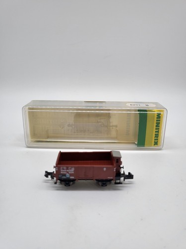 Minitrix Spur N 13661 Offener Güterwagen braun der DR in OVP | Condition: Gebraucht
