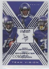 2015 Panini Clear Vision Team Blue 58/99 Greg Jennings Jerick McKinnon 1u6