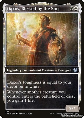 MTG Daxos, Blessed by the Sun (Showcase) [THB - 258] LP