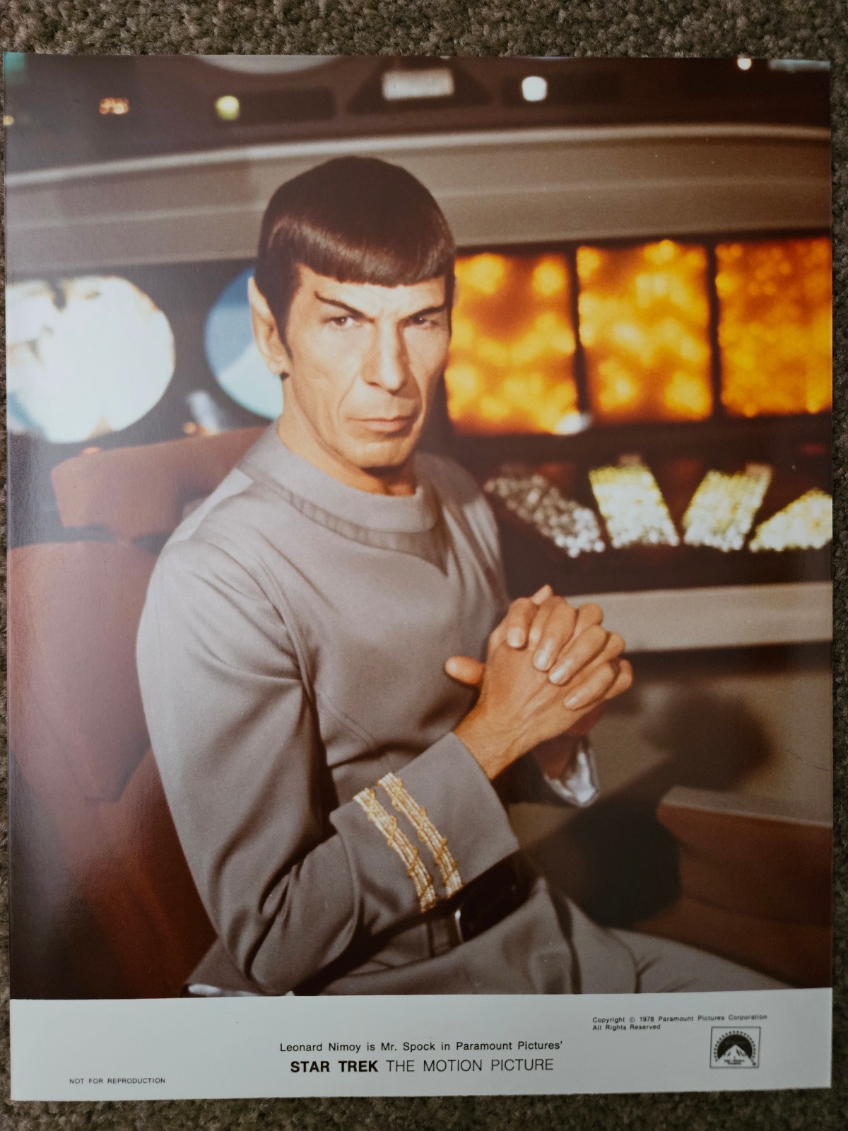 STAR TREK THE MOTION PICTURE COLOR PRESS KIT POTOS SHATNER NIMOY KELLEY COLLINS