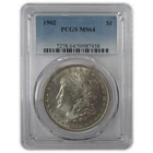 1902 Morgan Dollar MS 64 PCGS Silver Uncirculated $1 Coin SKU:I23166